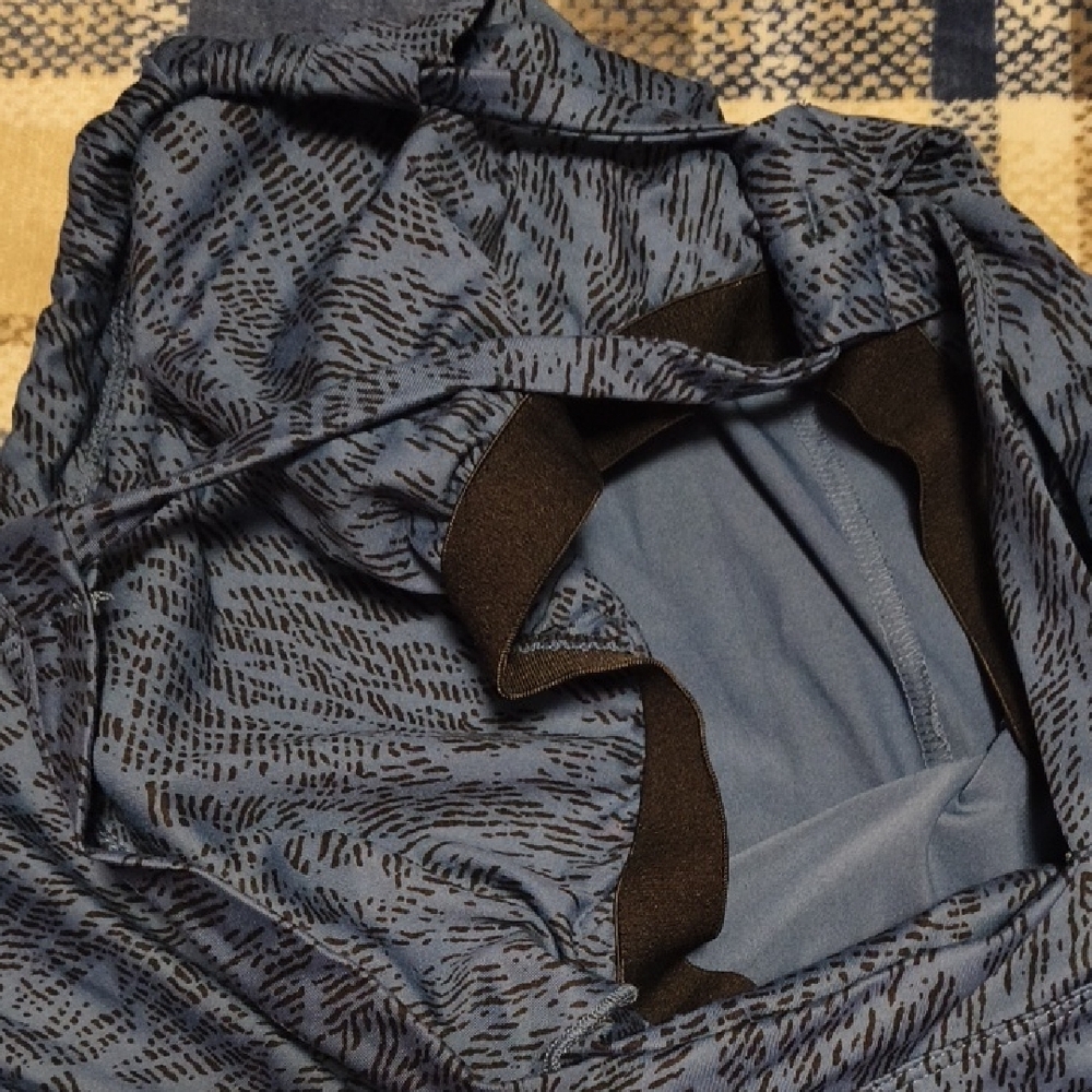 Eddie Bauer Blue Patterned Backless Dress - image 7